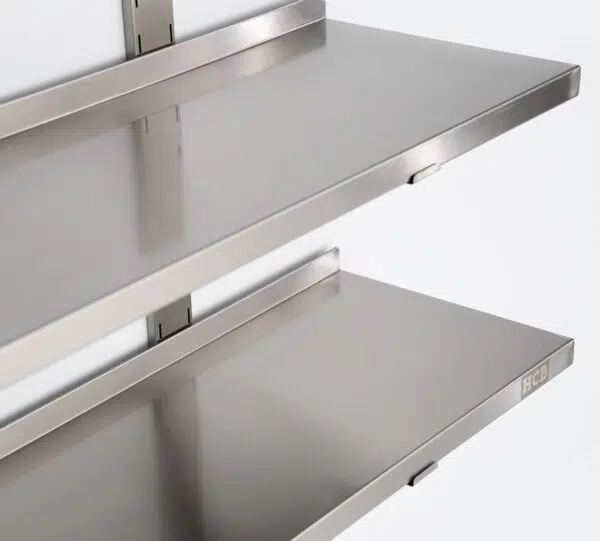 HCB Estante de pared doble – 200 x 40 cm – RVS - Image 9