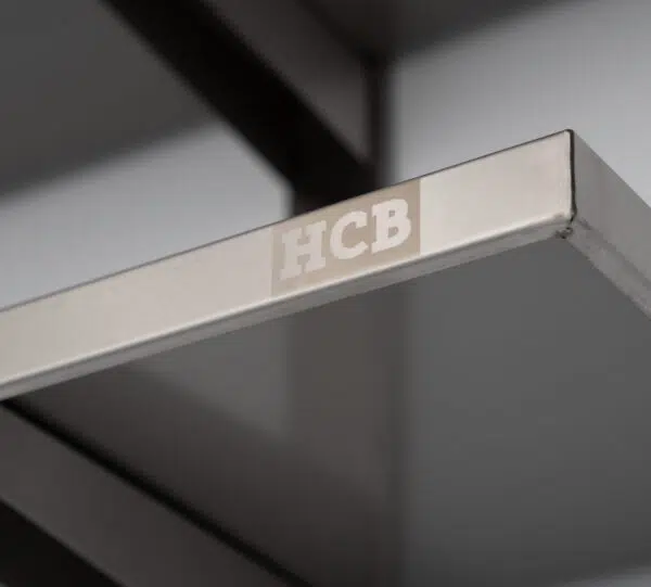 HCB Dubbel wandschap – 180 x 30 cm – RVS - Image 6