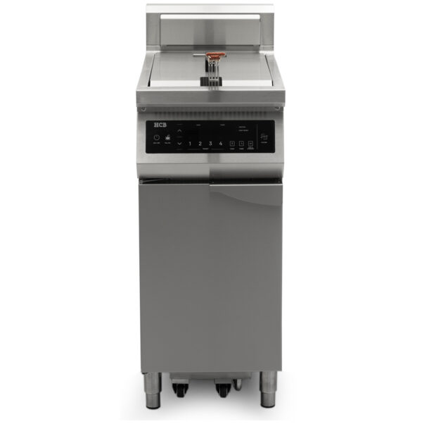 Professional Stainless Steel Induction Fryer with Oil Filtration System – 30 Gallon – 400V