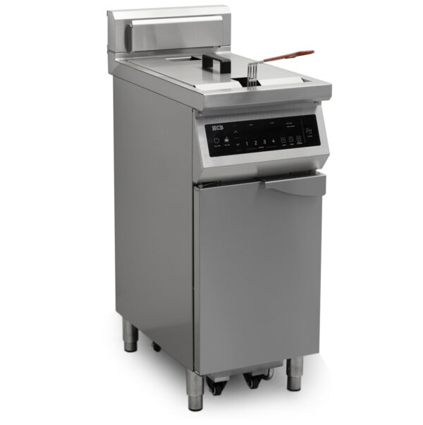Freidora de Inducción Profesional de Acero Inoxidable con Sistema de Filtros de Grasa – 30 Galones – 400V - Image 3