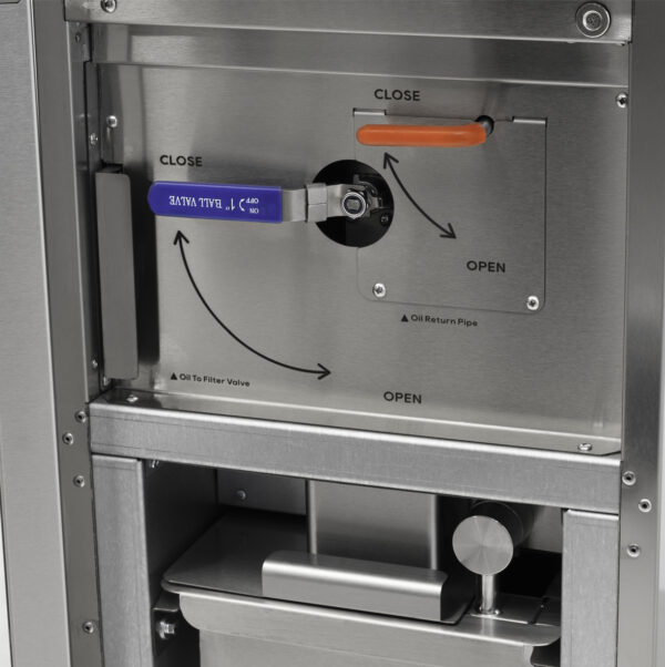 Freidora de Inducción Profesional de Acero Inoxidable con Sistema de Filtros de Grasa – 30 Galones – 400V - Image 9