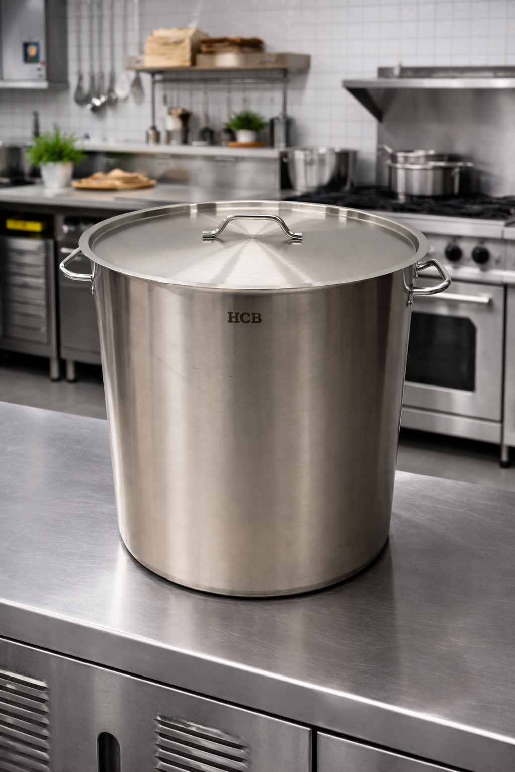 Olla de Sopa / Cacerola de Acero Inoxidable 198 Litros – HCB - Image 2